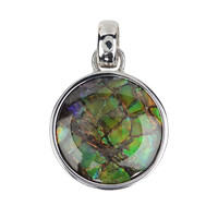 Ciondolo in argento con Ammolite