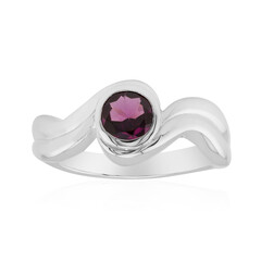Anello in argento con Granato Roshoite (Pallanova)