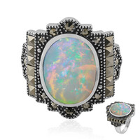 Anello in argento con Opale di Welo (Annette classic)