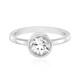 Anello in argento con Topazio Bianco