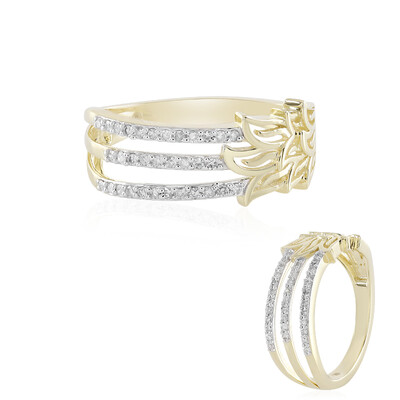 Anello in oro con Diamante I1 (I)  (Ornaments by de Melo)