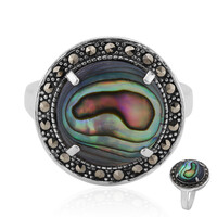 Anello in argento con Conchiglia Abalone