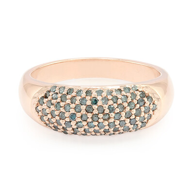 Anello in argento con Diamante Fancy