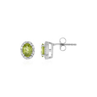 Orecchini in argento con Peridoto