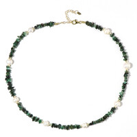Collana in argento con Smeraldo Zambia (Riya)