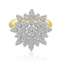 Anello in oro con Diamante IF (D)