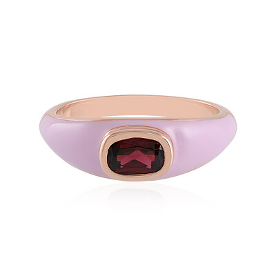 Anello in argento con Rodolite Lampone