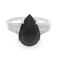 Anello in argento con Spinello Nero