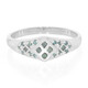 Anello placcato in platino con Diamante Fancy
