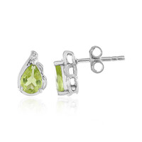 Orecchini in argento con Peridoto