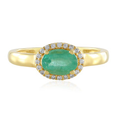 Anello in argento con Smeraldo Russo