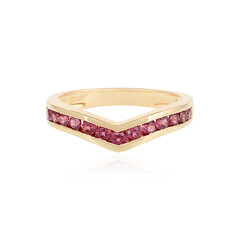 Anello in argento con Rodolite