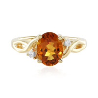Anello in argento con Citrino Madeira
