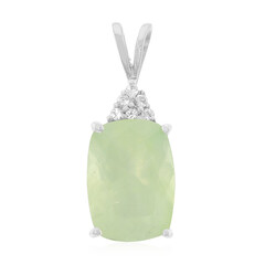 Ciondolo in argento con Prehnite