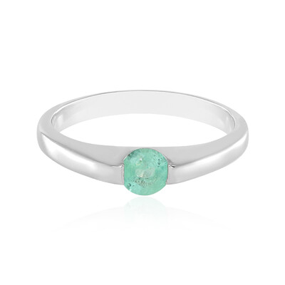 Anello in argento con Smeraldo Russo