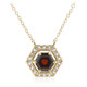 Collana in argento con Granato