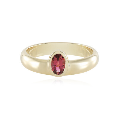 Anello in oro con Tormalina Rosa Nigeriana (Adela Gold)