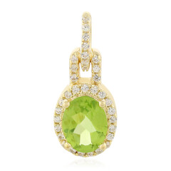 Ciondolo in argento con Peridoto Manchuria