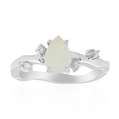 Anello in argento con Opale di Welo