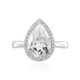 Anello in argento con Quarzo Bianco