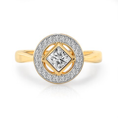 Anello in oro con Diamante IF (D)
