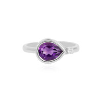 Anello in argento con Ametista Siberiana