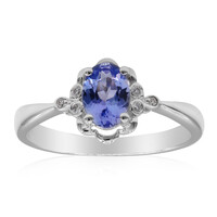 Anello in argento con Tanzanite