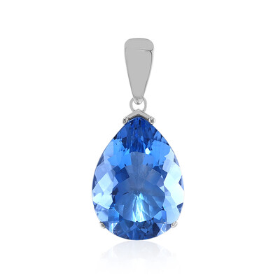 Ciondolo in argento con Fluorite Cangiante