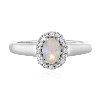 Anello in argento con Opale di Welo