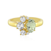 Anello in argento con Ametista Verde
