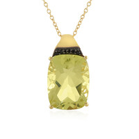 Collana in argento con Quarzo Limone