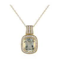 Collana in argento con Ametista Verde