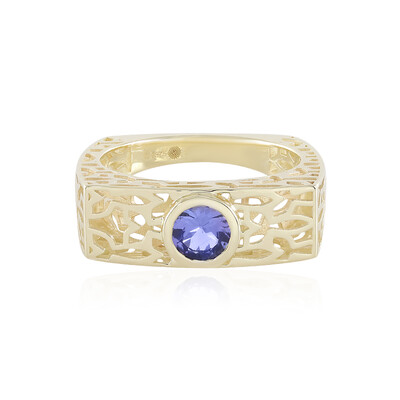 Anello in oro con Tanzanite AAA (Ornaments by de Melo)