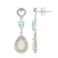 Orecchini in argento con Opale di Welo