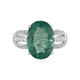 Anello in argento con Fluorite Verde