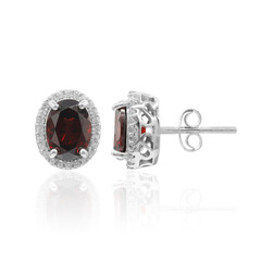 Orecchini in argento con Granato