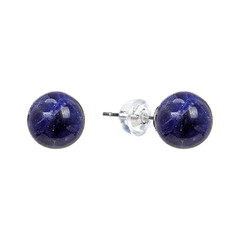 Orecchini in argento con Sodalite