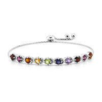 Bracciale in argento con Granato