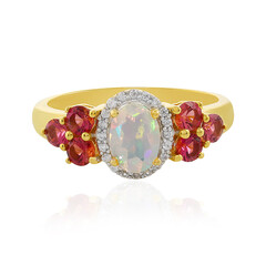Anello in argento con Opale di Welo