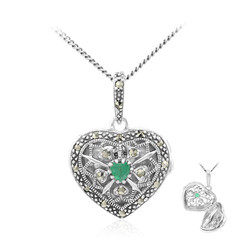 Collana in argento con Smeraldo