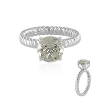 Anello in argento con Ametista Verde