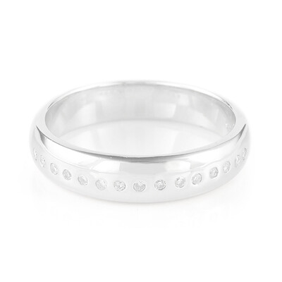 Anello in argento con Diamante