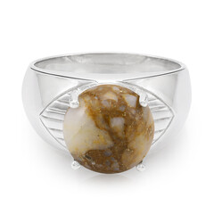 Anello da uomo in argento con Quarzo Dinosauro