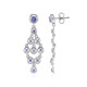 Orecchini in argento con Tanzanite