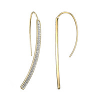Orecchini in argento con Diamante I3 (I)