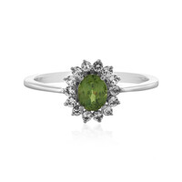Anello in argento con Demantoide Russo