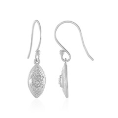 Orecchini in argento con Diamante I2 (I)
