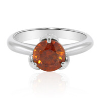 Anello in argento con Sfalerite spagnola (Tenner Diniz)