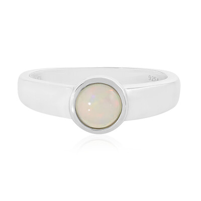Anello in argento con Opale di Welo