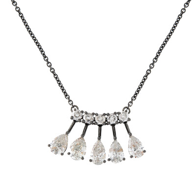 Collana in oro con Diamante SI1 (H) (de Melo)